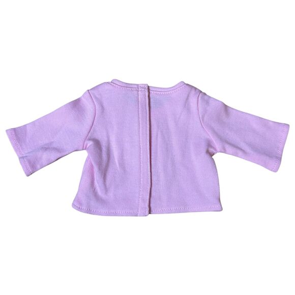 American Girl Doll Set of 2 Long Sleeve Tops - Purple and Pink - Picture 3 of 6